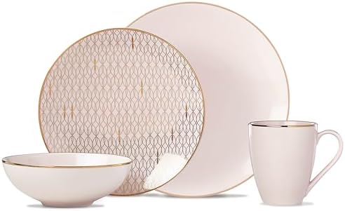 Lenox Trianna Blush 4-Piece Place Setting, 5.50 LB, Pink by Lenox
