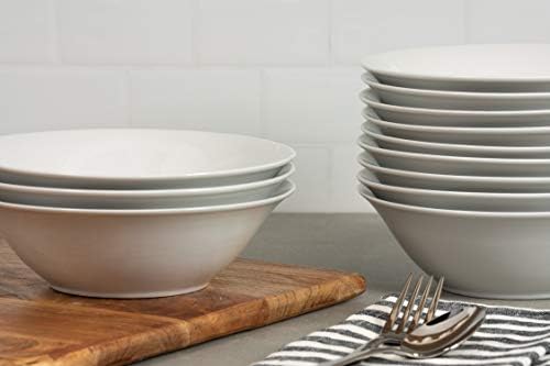 10 Strawberry Street 7" Catering Round Cereal Bowl, Set of 12 White - Image 4