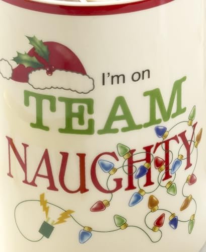Lenox Naughty and Nice Christmas Porcelain Mug Set for 2, 14oz - Image 2