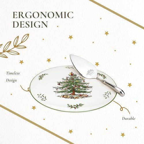 Spode – Christmas Tree – Christmas Tree Cake Plate and Server - Multicolored, Set of 2 - Image 6