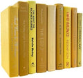 Real Books by Color® (Set of 3, Yellow) Decorative Bookshelf Home Decor Shelf Styling Photo Prop