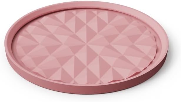Silicone Coasters for Drinks[4 Pack]- Cup Mat for Tabletop Protection-Non-Slip, Non-Stick, Coffee Table Decor, Great Gift for Any Occasion, Soft Pink
