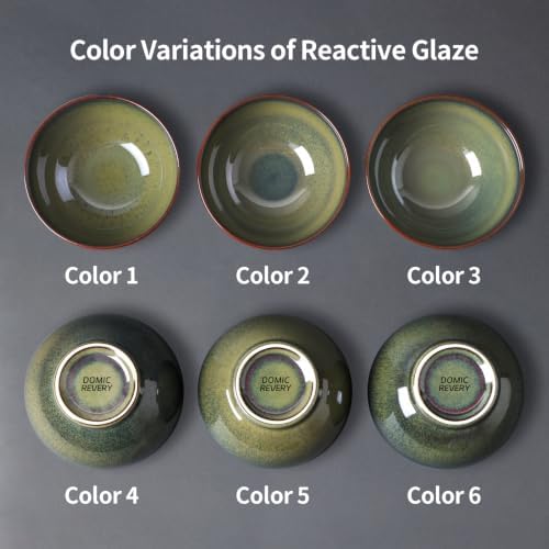DOMICREVERY Ceramic Dinnerware Sets for 6, 18-piece Plates and Bowls Sets - Image 7