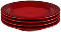 Le Creuset Stoneware Set of 4 Salad Plates, 8.5" each, Cerise by Unknown