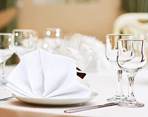 Bulk 288-Pack Cloth Napkins, 18"x18", Wrinkle Resistant, Sturdy, White - Image 6