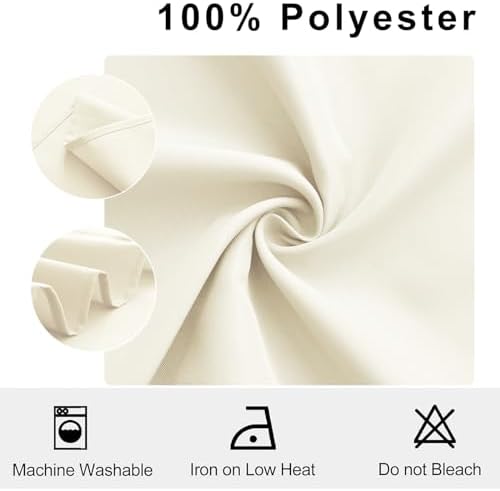 Hiasan Cloth Napkins Set of 6, 20 x 20 Inch, Ivory - Image 4