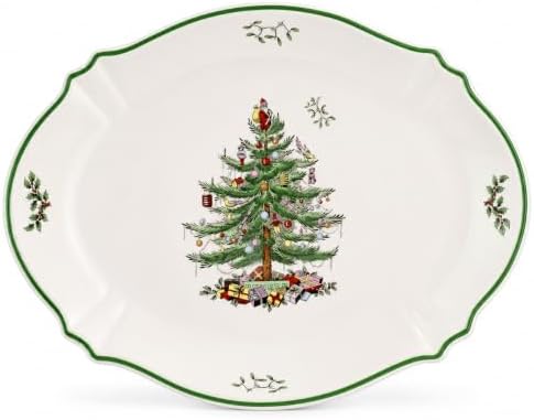 Spode – Christmas Tree Christmas Tree Oval Platter by Spode