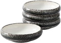 Uaral Serving Dishes,Salad Plate,Japanese Stoneware Appetizer Plate,Set Of 4,5.5 Inch,14 oz(White) by Uaral