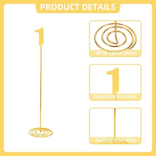 20 Pcs 12 Inch Metal Table Numbers 1-20 Wedding Table Numbers - Image 3