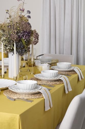 Lenox French Perle Scallop White Dinnerware Set with Accent Plates - Image 6