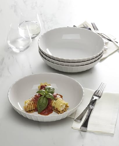 Lenox 897192 French Perle Scallop Dinner Bowls, Set of 4 - Image 3