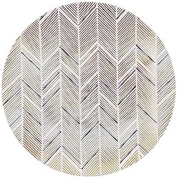 PLASTICPRO 64 Pack Elegant Disposable Plastic Plates Combo Set Includes 32 Dinner Plates and 32 Salad Plates Heavy Duty Fancy Party Plates Gold and Black Zig Zag Design - Image 5