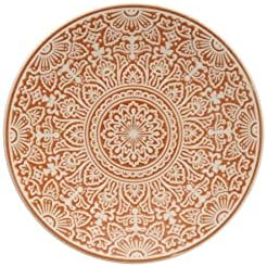 Fortessa Havana Vitrified China Coupe Rimless Plate 4 Pack, Adobo, Salad Plate, 8.5 Inch by Unknown