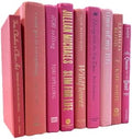 Real Books by Color® (Set of 9, Pink) Decorative Bookshelf Home Decor Shelf Styling Photo Prop