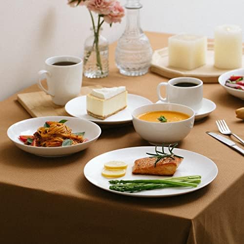 BTaT- White Dinner Plates, 10.5 inch, Set of 12, Restaurant Dishes, White Porcelain Dinner Plates (Pack of 2) - Image 6