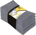 Utopia Kitchen Cotton Blend Charcoal Cloth Napkins [12 Pack, 18x18 Inch] by UTOPIAKITCHEN