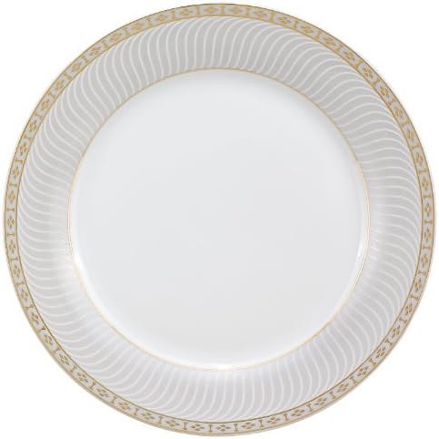 Lorren Home Trends 57-Piece Porcelain Dinnerware Set, Alina-GD, Service for 8 - Image 2