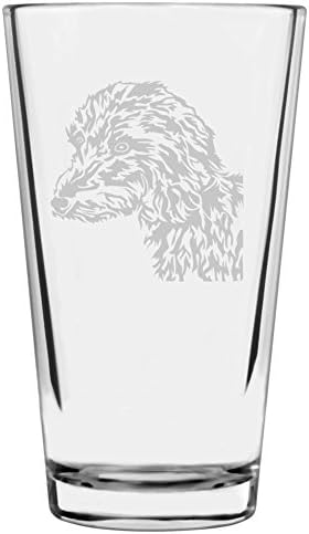 Whippet Custom Personalized Dog Themed Etched All Purpose 16oz Pint Glass