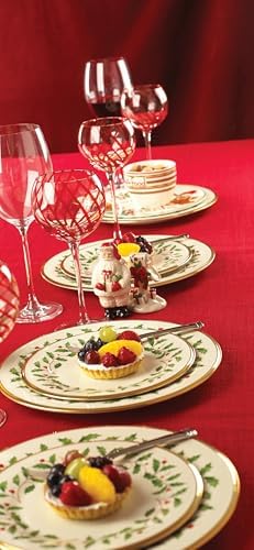 Lenox Holiday Porcelain Christmas Salad Plate Set for 6 - Image 5