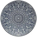 Fortessa Havana Vitrified China Coupe Rimless Plate 4 Pack, Blue, Salad Plate, 8.5 Inch by Unknown