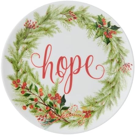 Mikasa Holiday Festive Garland Set of 6 Bone China Lightweight Chip Resistant Appetizer Plates Christmas Party Holiday Entertaining, 7 inch - Image 7