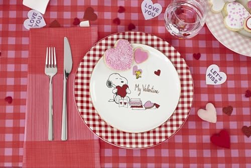 Lenox Snoopy Valentine's Accent Plates, Appetizer Plate Set for 4 - Image 4