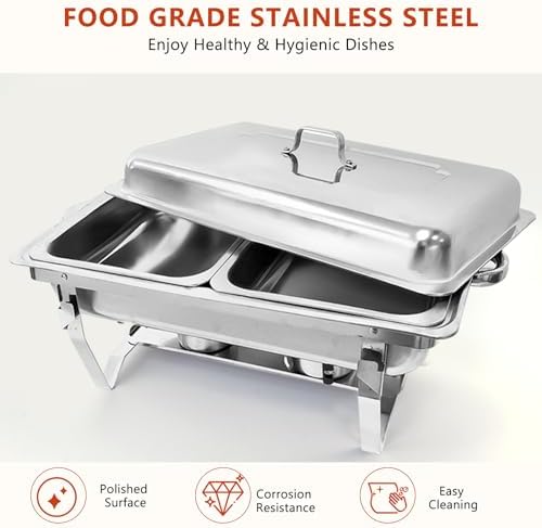 Chafing Dish Buffet Set Food Warmer Chafer Complete Set - Image 3