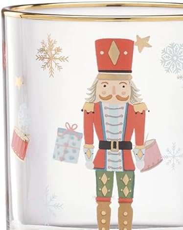 Lenox Nutcracker Ballet Double Old Fashioned Glasses, Christmas Set of 4 - Image 4