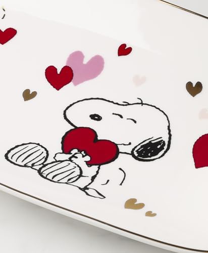 Lenox Peanuts Snoopy Valentine's Day Porcelain Serving Tray - Image 3