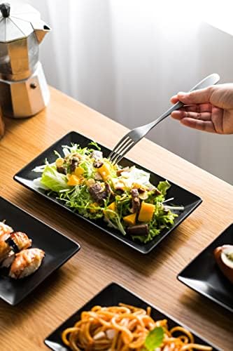 LAUCHUH Serving Platters, 10 inch Porcelain Serving Plates Sushi Plates - Image 7
