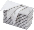 Taupe Cotton Cloth Napkins Set of 12, 18x18 Inch by Palisa