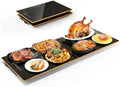 Food Warmers for Parties Buffet, （31.5"x12"） Assemblable Stackable Electric Warming Tray with 8-Level Temperature Adjustment and 8-Hour Timer, Upgraded Desktop-Protecting Food Warming Mat by Unknown