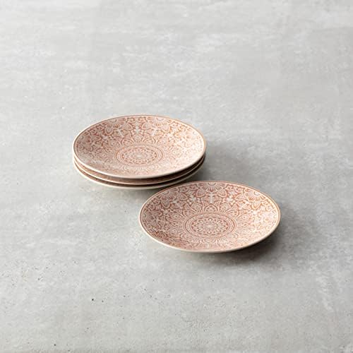 Fortessa Havana Vitrified China Coupe Rimless Plate 4 Pack, Adobo, Salad Plate, 8.5 Inch - Image 2