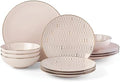 Lenox Trianna Blush Porcelain 12-Piece Dinnerware Set for 4 by Lenox
