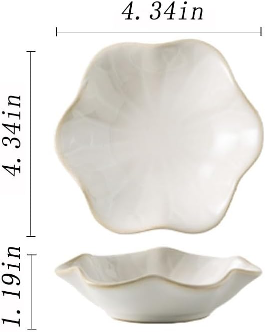 Jewelry Dish Tray - Ceramic Trinket Tray for Rings, Keys, Earrings | Decorative Key Bowl for Women, Gift for Friends, Sisters, Daughter, Mother, Lotus leaf shap, Jewelry Trays (Milky White)