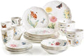 Lenox Butterfly Meadow Porcelain 28-Piece Dinnerware Set for 4 by Lenox
