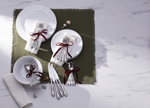 Oneida Louisiana Dinner Spoons Silverware Set for 4, Flatware - Image 5