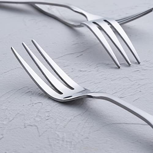 Stainless Steel 3-Tine Dinner Fork Set of 6 - Image 4