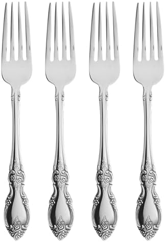 Oneida Louisiana Dinner Forks Silverware Set for 4, Flatware by Oneida