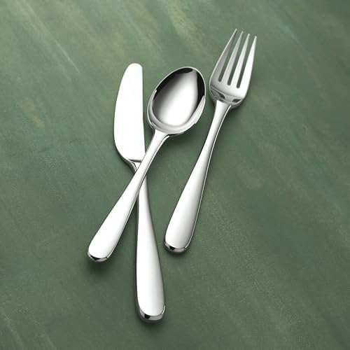 Lenox Stratton 65-Piece 18/10 Silverware Set for 12, Flatware - Image 6
