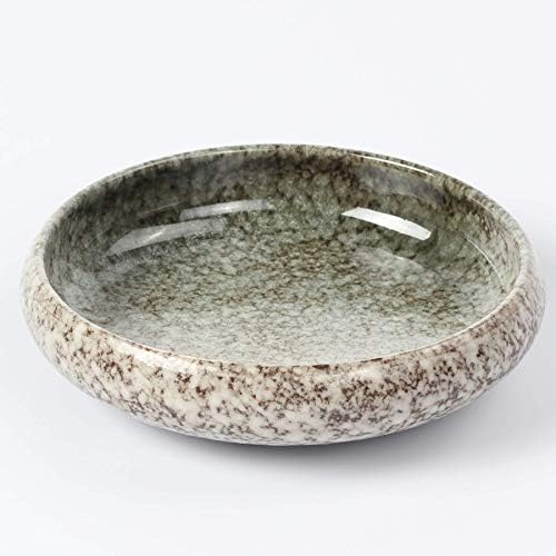 Uaral Salad Plate Appetizer Plate Stoneware Serving Dishes,Japanese Dish Set of 4,5.5 inch 14 oz (Emerald Green) - Image 6