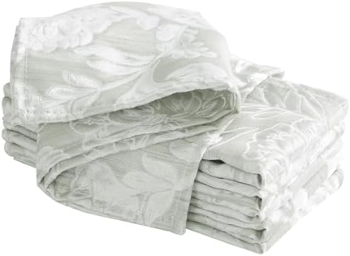 Laura Ashley Wrinkle Resistant Annaleigh Set of 6 Napkins, Sage by Unknown