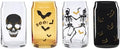 Oneida Vintro Halloween Can Cooler Glasses, 16oz, Set of 4 by Oneida