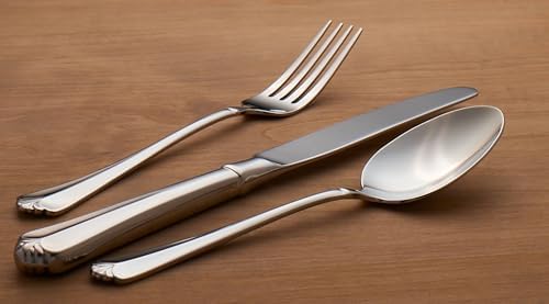 Oneida Juilliard Iced Tea Spoons Silverware Set for 4, Flatware - Image 3