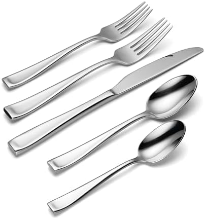 Oneida Flatware Moda 18/10 Silverware Set for 1, 5-Piece - Image 2