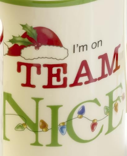 Lenox Naughty and Nice Christmas Porcelain Mug Set for 2, 14oz - Image 3