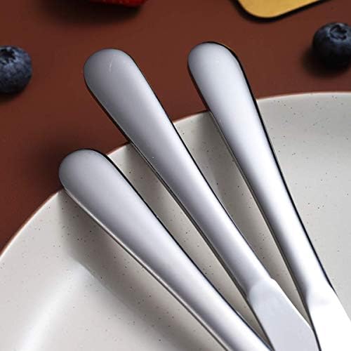 Berglander Dinner Knives Set Of 12, Stainless Steel Shiny Mirror Dinner Knife, Butter Knife Spreader Table Knives Sturdy And Dishwasher Safe - Image 6