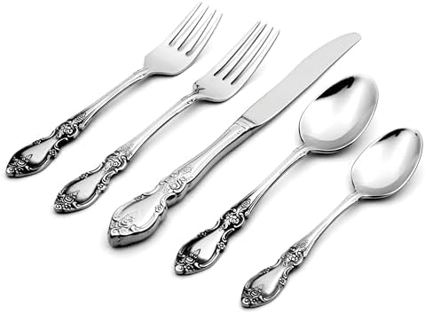 Oneida Flatware Louisiana 18/8 Silverware Set for 1, 5-Piece - Image 2