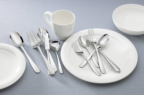 Lenox Stratton 65-Piece 18/10 Silverware Set for 12, Flatware - Image 5