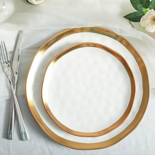 Stone Lain Florian Modern Porcelain Dish Set, 32-Piece Dishes for 8, White - Image 6